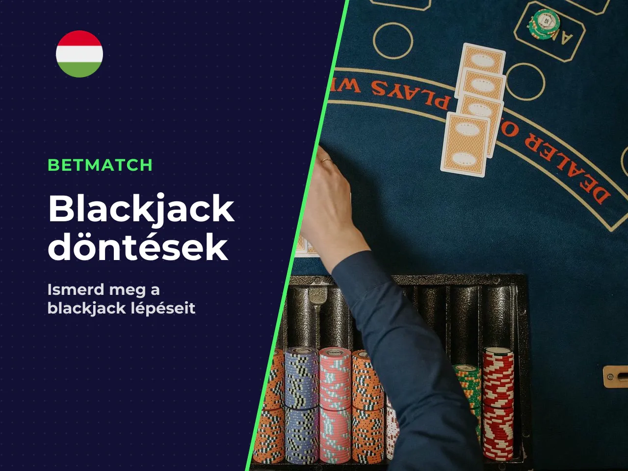 Milyen döntéseket hozhatsz hit, stand, double