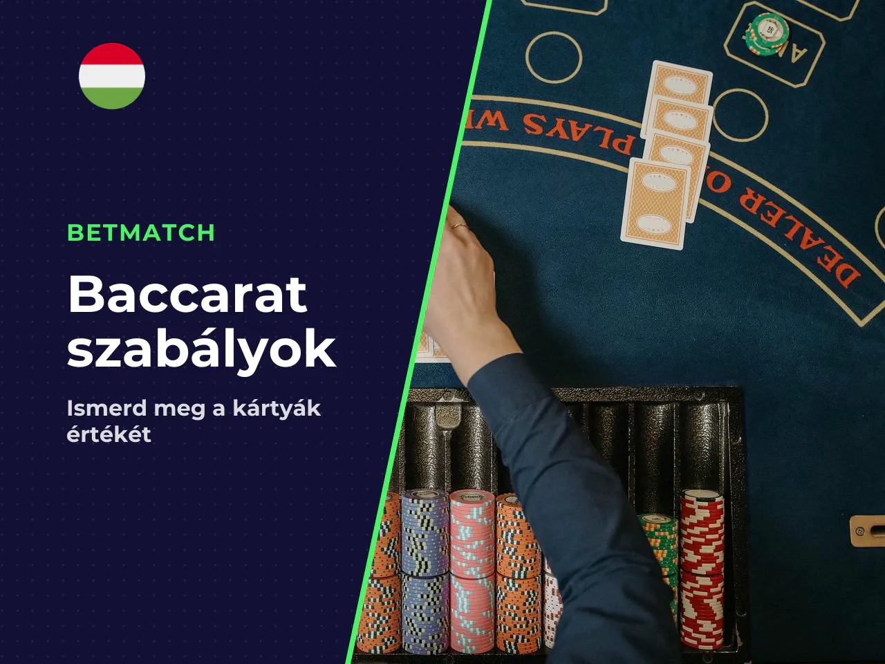 Kártyaértékek és hogyan számolnak a baccarat