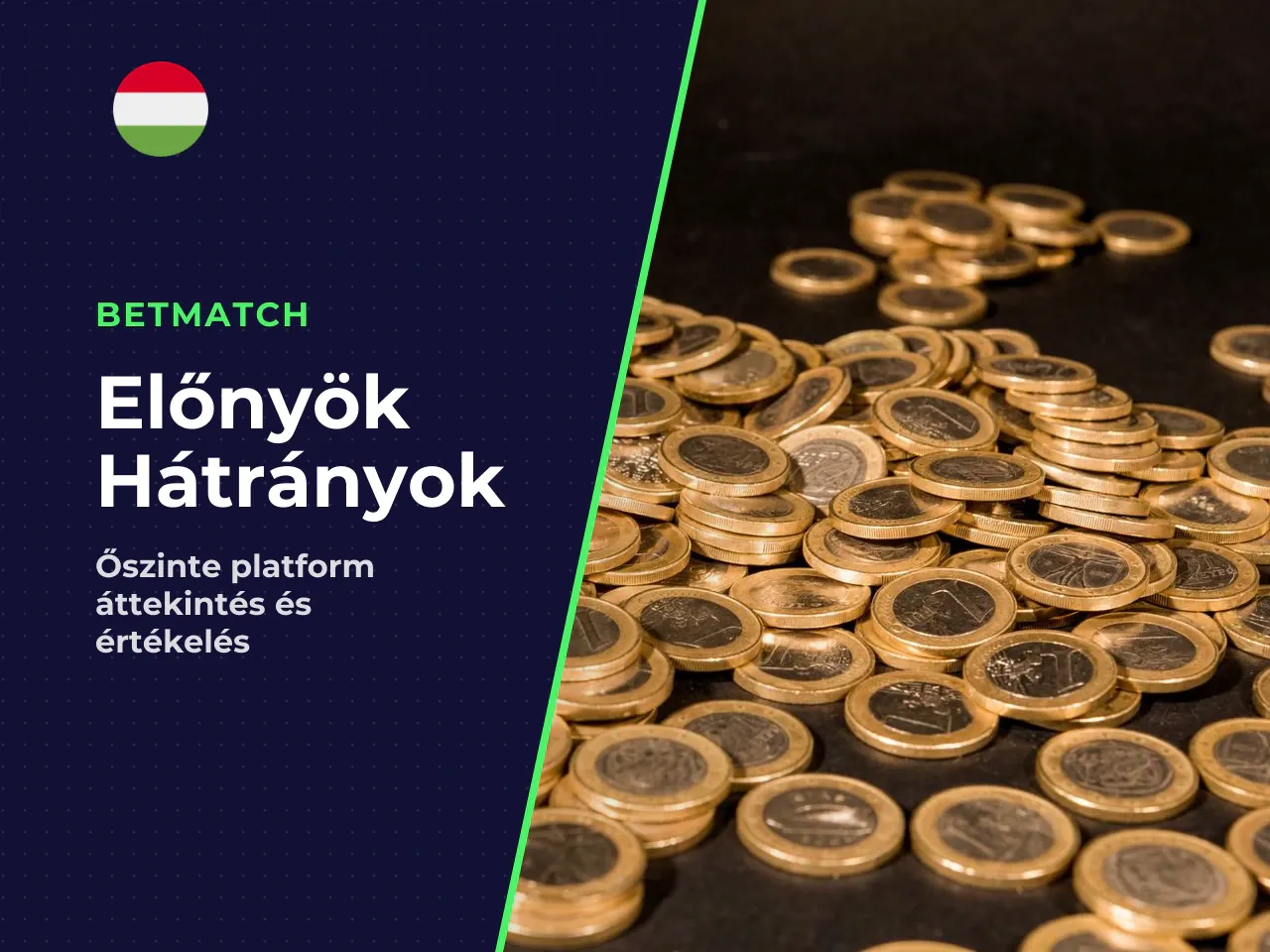 Betmatch előnyök és hátrányok első pillantásra
