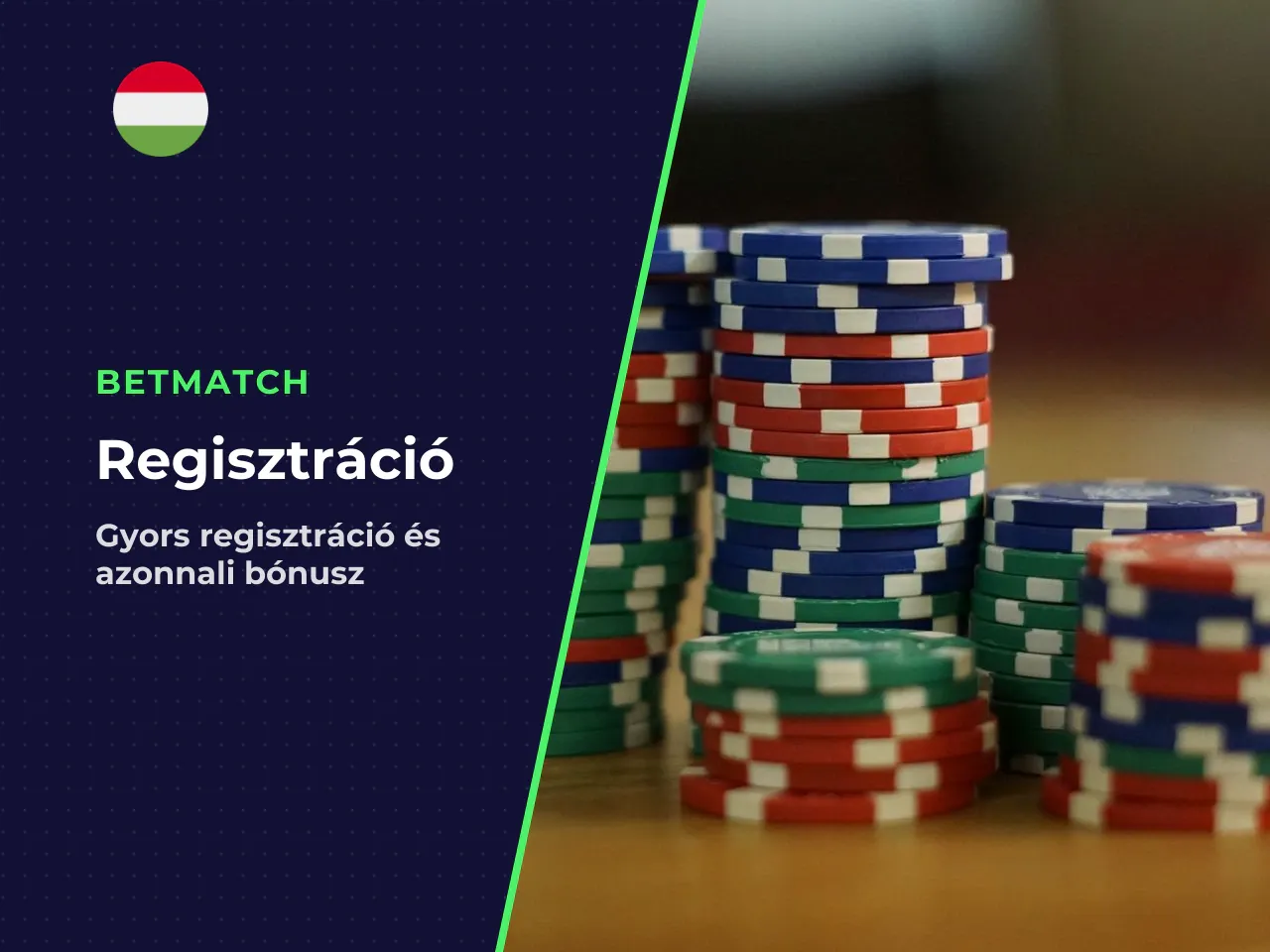 Regisztráció és a bónusz megszerzésének alaplépései
