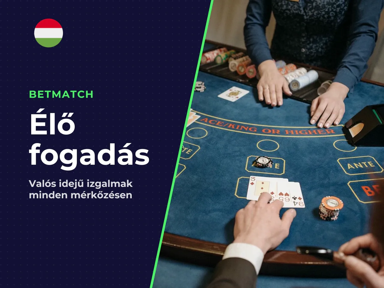 Élő fogadások a Betmatch oldalán. A