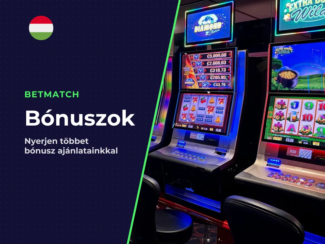 Bónuszajánlatok és hozzáférés a játékhoz. A