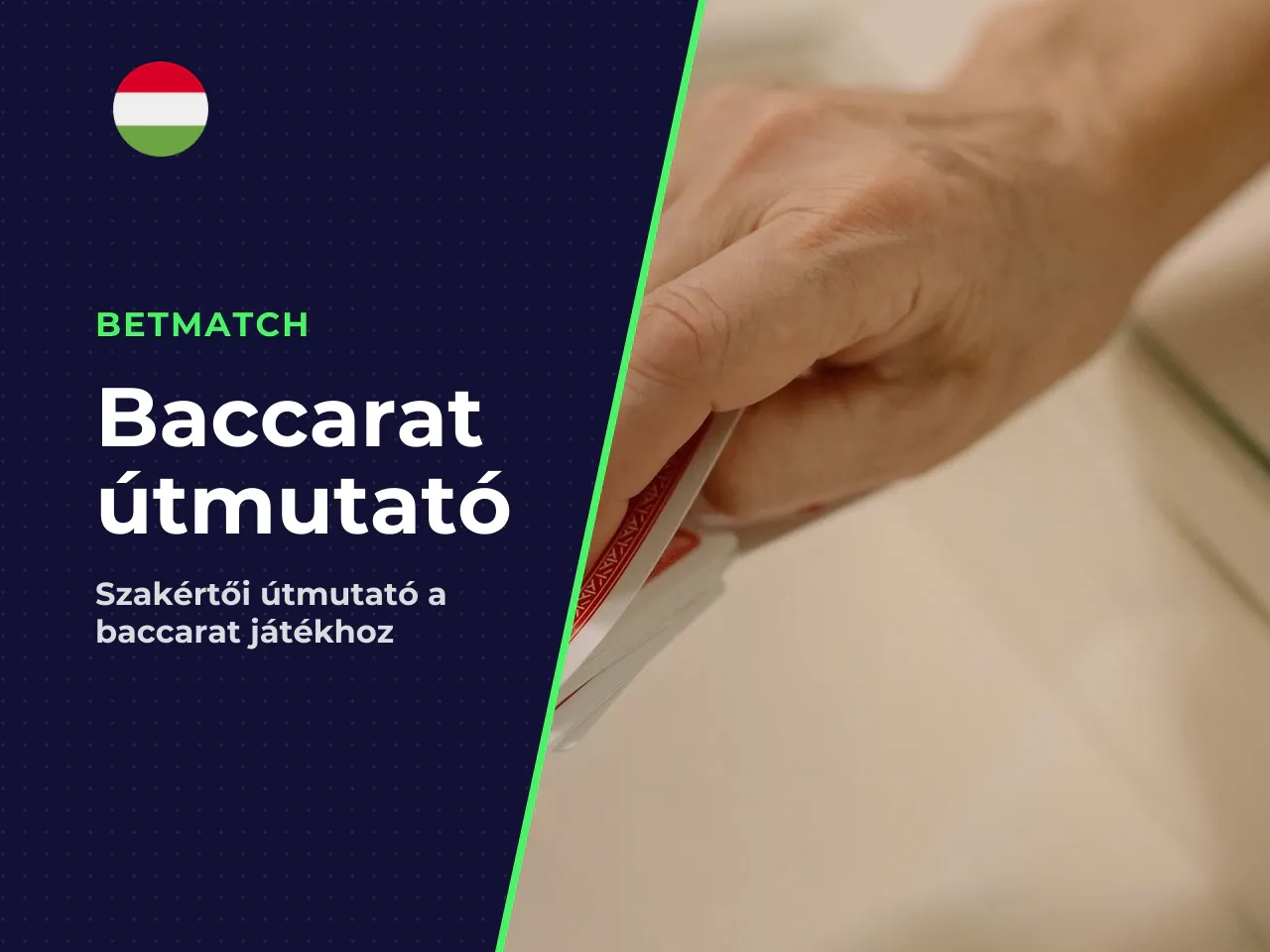 A baccarat mint kaszinójáték cél és